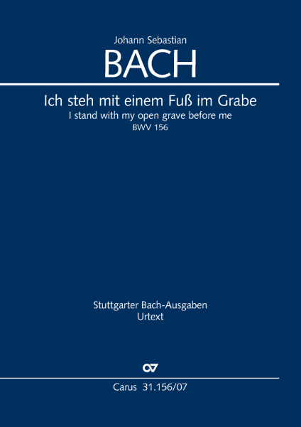 Ich steh mit einem Fuß im Grabe für Soli SATB, gem Chor, Oboen, 2 Violinen, Viola, Bc