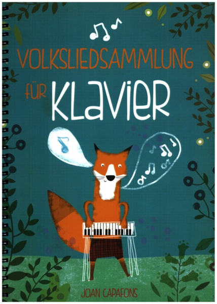 Volksliedsammlung für Klavier (+Text)