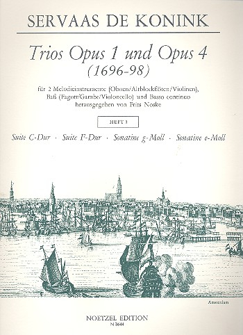 Trios aus op.1 und op.4 Band 3 für 2 Melodieinstrumente, Baß und Bc