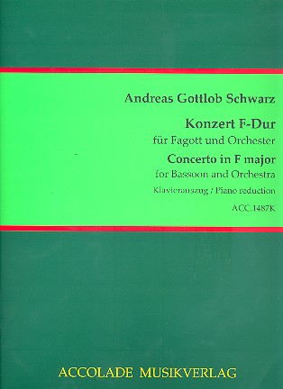 Konzert F-Dur für Fagott und Orchester für Fagott und Klavier