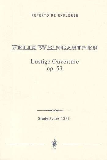 Lustige Ouvertüre Op. 53 for orchestra