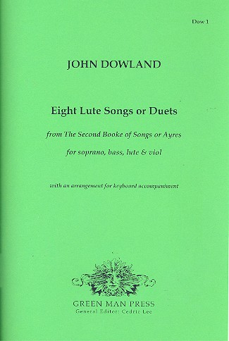 8 Lute Songs or Duets for soprano, bass, lute and viols