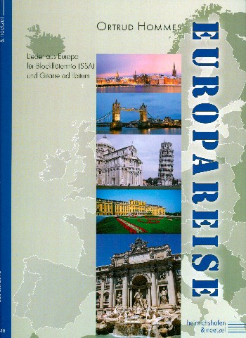Europareise für 3 Blockflöten (SSA) (Gitarre ad lib)