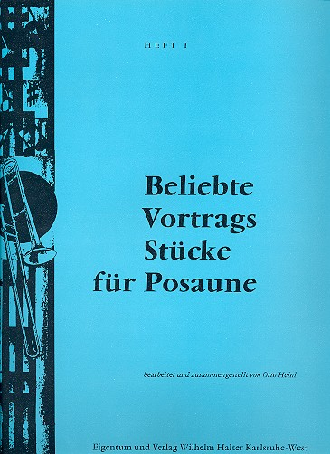 Beliebte Vortragsstücke für Posaune und Klavier