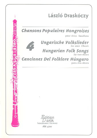 4 Hungarian Folk Songs for 2 oboes