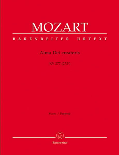 Alma Dei creatoris KV277 für Soli, Chor und Orchester