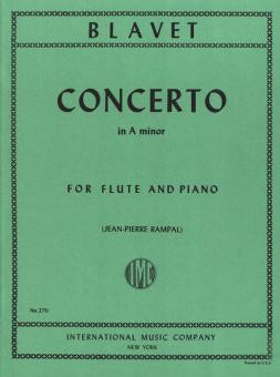 Concerto a minor for flute and piano