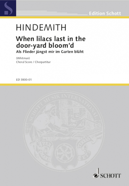 Als Flieder jüngst mir im Garten blüht für gemischten Chor (SATB) mit Soli (MezBar) und Orchester