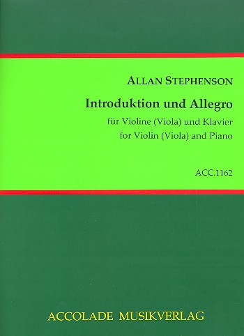 Introduktion und Allegro für Violine (Viola) und Klavier