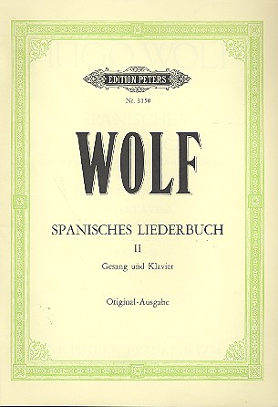 Spanisches Liederbuch Band 2 für Singstimme (original) und