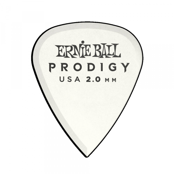 Plektrenpack Ernie Ball Prodigy Standard White 2,0