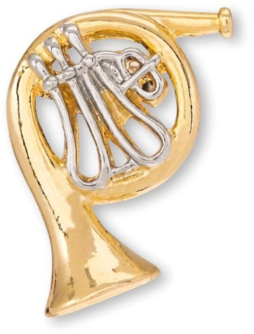 Anstecker mit Motiv Art of Music Waldhorn A22