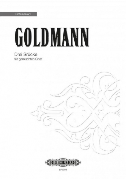 Drei Stücke (1975) für gem Chor a cappella