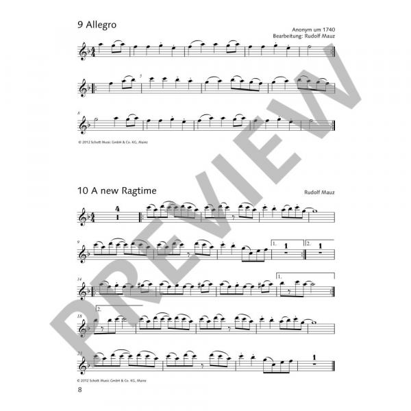 Spielbuch für Querflöte Die fröhliche Querflöte - Spielbuch 2