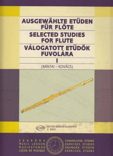Ausgewählte Etüden Band 1 für Flöte