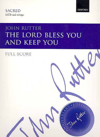 The Lord bless You and keep You for mixed chorus and strings