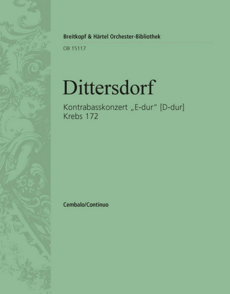 Konzert Krebs172 (Fassungen in E-Dur und D-Dur) für Kontrabass und Orchester