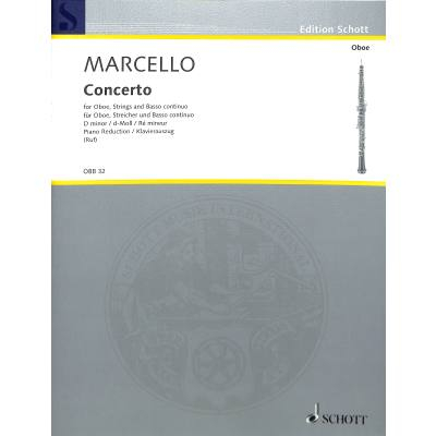 Spielbuch für Obö Concerto d-moll