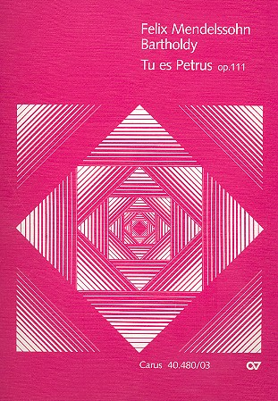 Tu es Petrus op.111 für gem Chor (SSATB) und Orchester