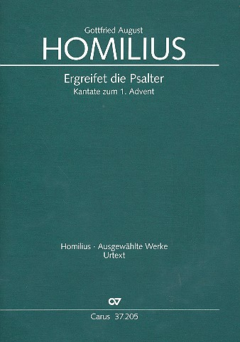Ergreifet die Psalter HoWV2,1 für Soli, gem Chor und Orchester