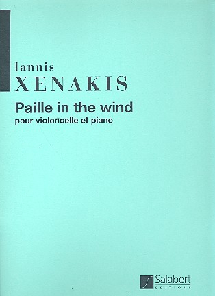 Paille in the Wind pour violoncelle et piano
