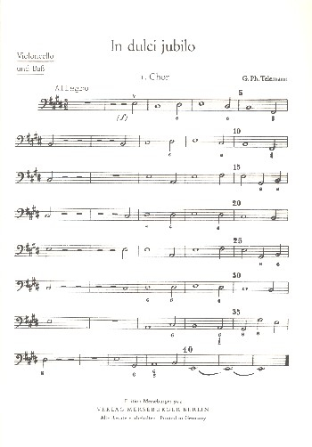 In dulci jubilo für Soli (ATB), Chor und Orchester