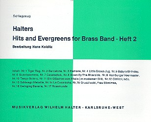 Halters Hits and Evergreens Band 2 für Blasorchester