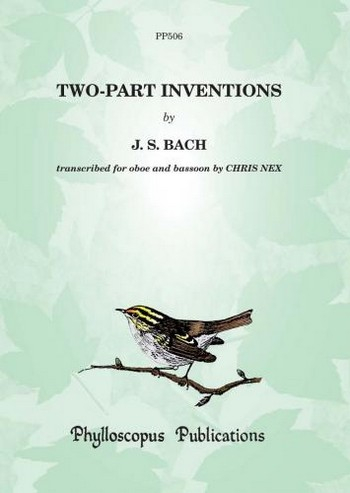 2-Part Inventions BWV772-BWV786 for oboe and bassoon