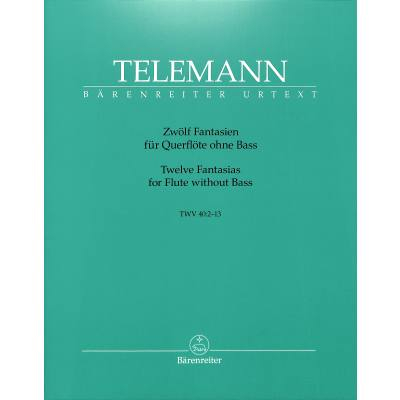 Einzelausgabe Querflöte 12 Fantasien für Querflöte ohne Bass