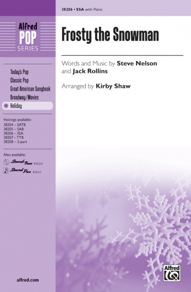 Frosty The Snowman for female choir (SSA) and piano