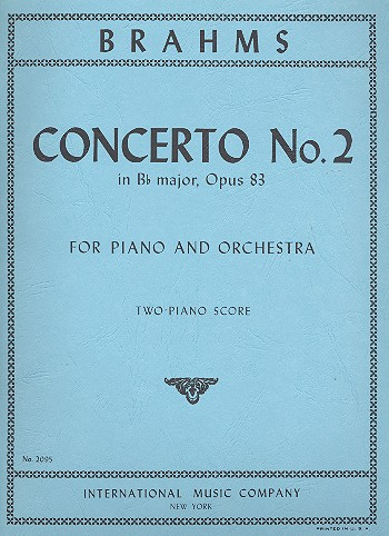 Concerto Bb Major no.2 op.83 for piano and orchestra
