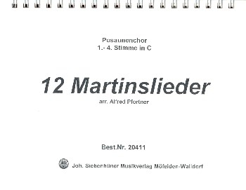 12 Martinslieder für Bläser