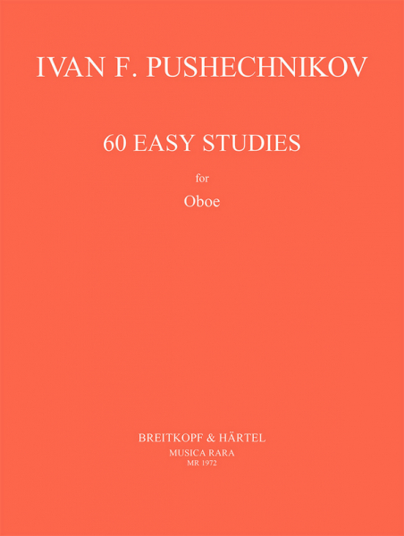 60 easy Studies for oboe