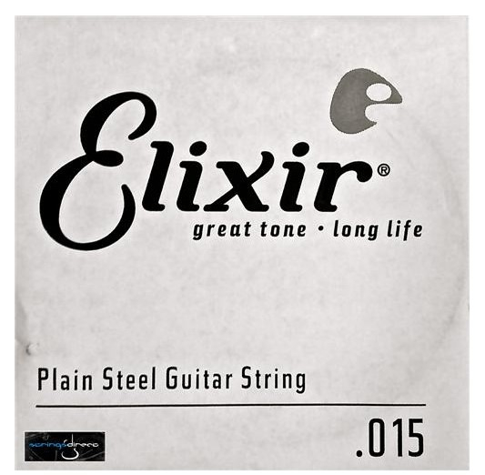 Einzelsaite Elixir Anti-Rust Plain Steel .015
