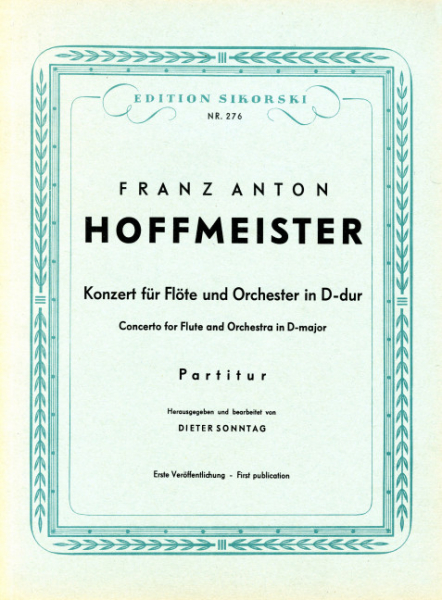 Konzert D-Dur für Flöte und Orchester