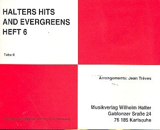 Halters Hits and Evergreens Band 6 für Blasorchester