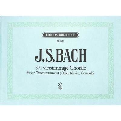 Noten für Tasteninstrument 371 vierstimmige Choräle