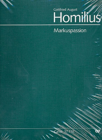 Markuspassion für Soli, gem Chor und Orchester