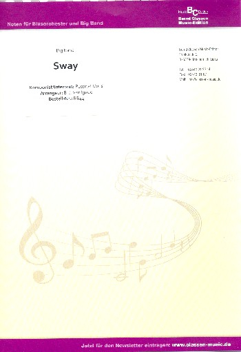 Sway: für Gesang und Big Band