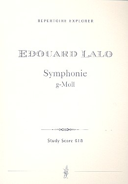 Sinfonie g-Moll für Orchester Studienpartitur