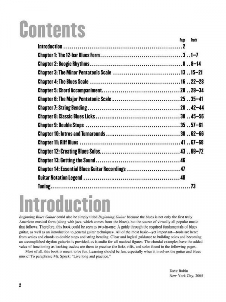 Beginning Blues Guitar (+Online-Audio) for guitar