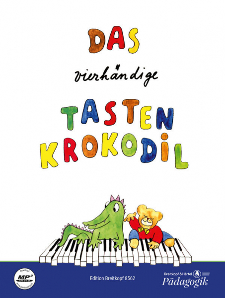 Spielband für Klavier Das vierhändige Tastenkrokodil