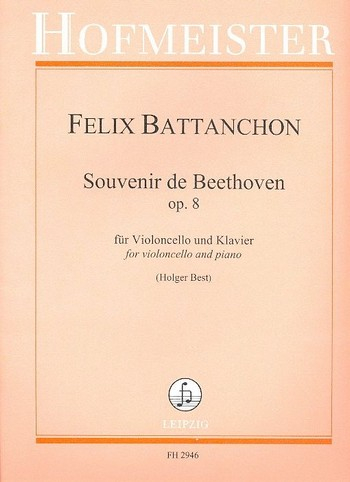 Souvenir de Beethoven op.8 für Violoncello und Klavier