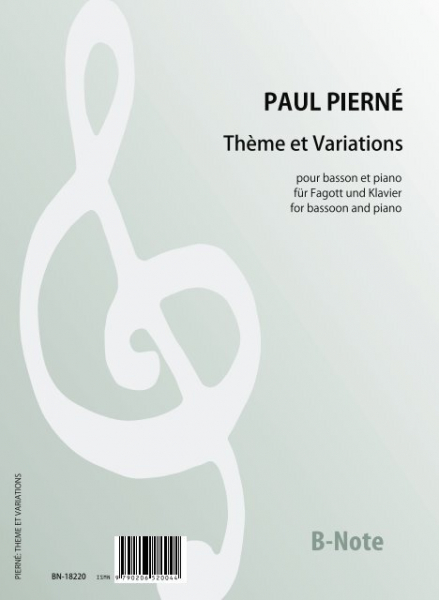 Thème et Variations pour basson et piano