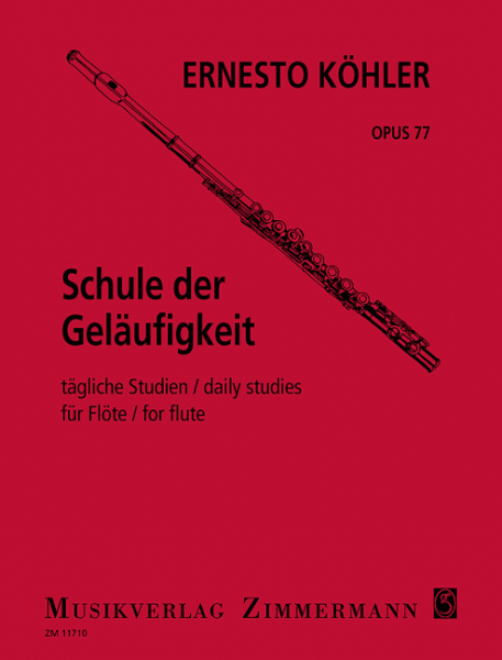 Etüden für Flöte Schule der Geläufigkeit, op.77