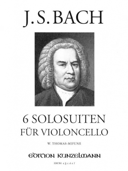 Suite d-Moll Nr.2 BWV1008 für Violoncello solo (zweifarbig)
