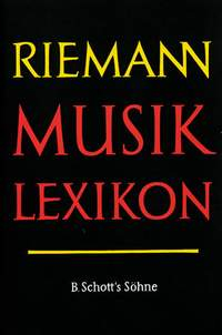 Riemann Musiklexikon Band 1 Ergänzungsband zum Personenteil A-K