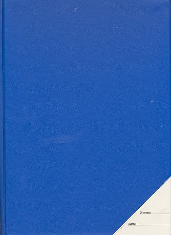 Notenmappe mit Klarsichttaschen DIN A4 15 Taschen blau