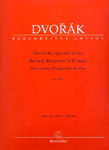 Slawische Rhapsodie D-Dur op.45,1 für Orchester