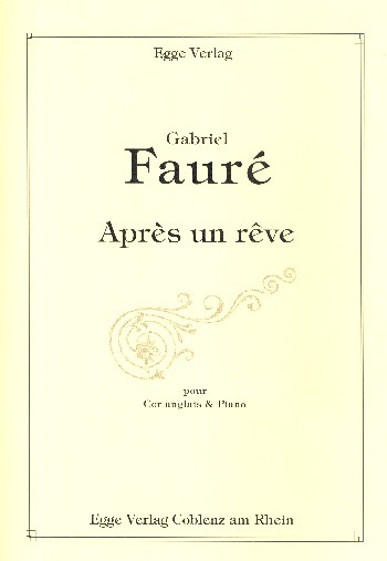 Après un rêve für Englischhorn und Klavier